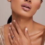 Labradorite – Rose Gold Plated (front view)