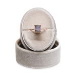 Labradorite – Rose Gold Plated (front view)