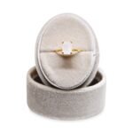 Moonstone – Gold Plated (front view)