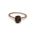 Mystic Topaz – Rose Gold Plated (Oval Cut)