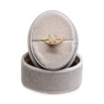 White Opal – Gold Plated (Oval Cut)