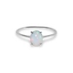 White Opal – Silver front view)